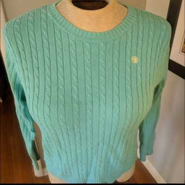 1990s Duck head cable Knit Sweater - image 1