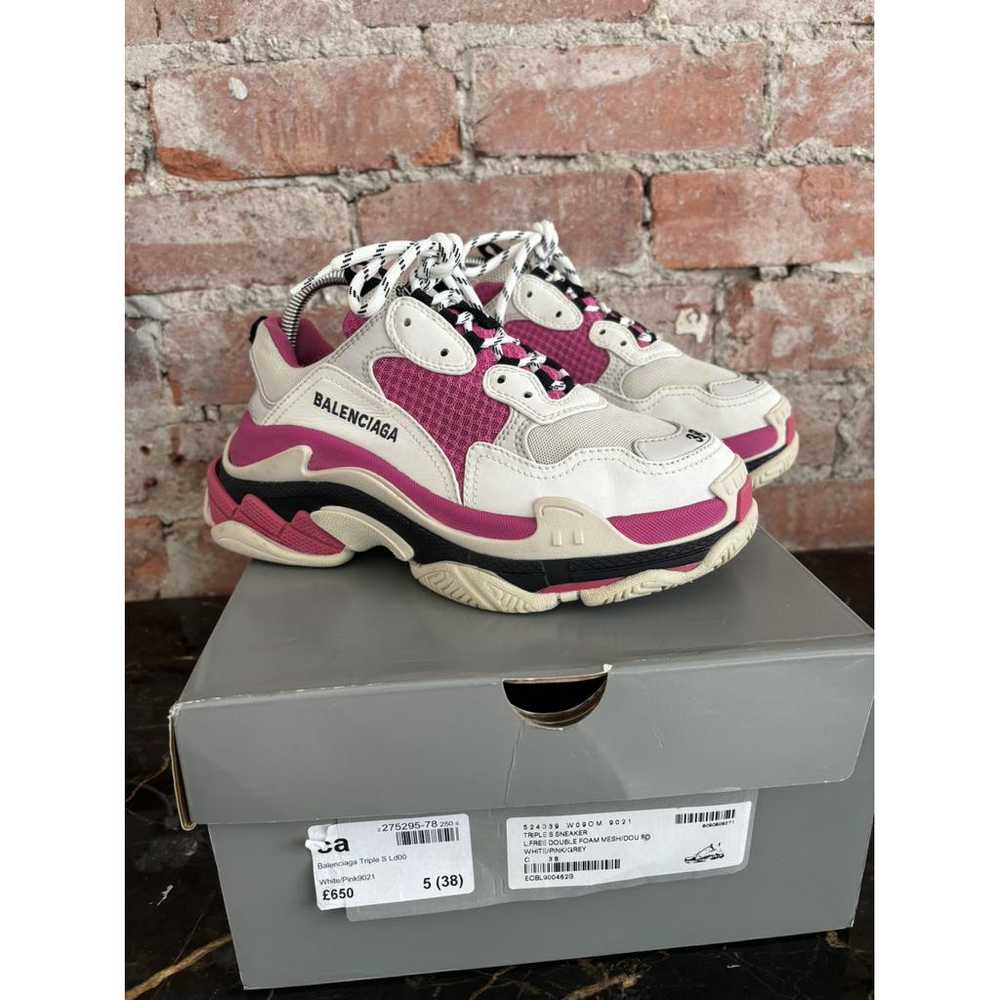 Balenciaga Triple S cloth trainers - image 6