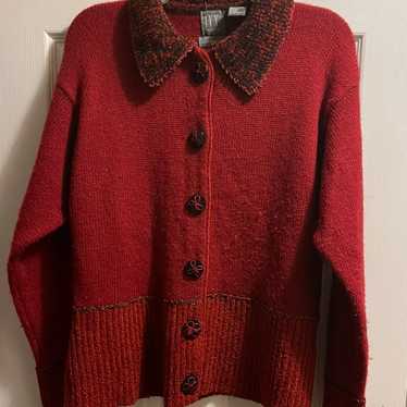 Vintage Ivy Collectibles Size XL Women's Cardigan… - image 1