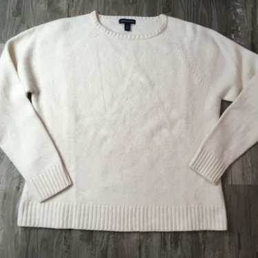 Vintage Lands End Shetland Wool Sweater