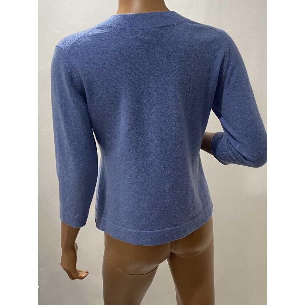 Griffen 100%Cashmere Sweater Blue Size PXL 3/4 sl… - image 3