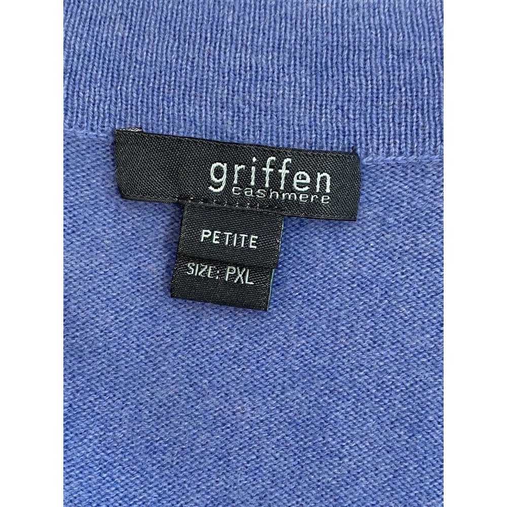 Griffen 100%Cashmere Sweater Blue Size PXL 3/4 sl… - image 6