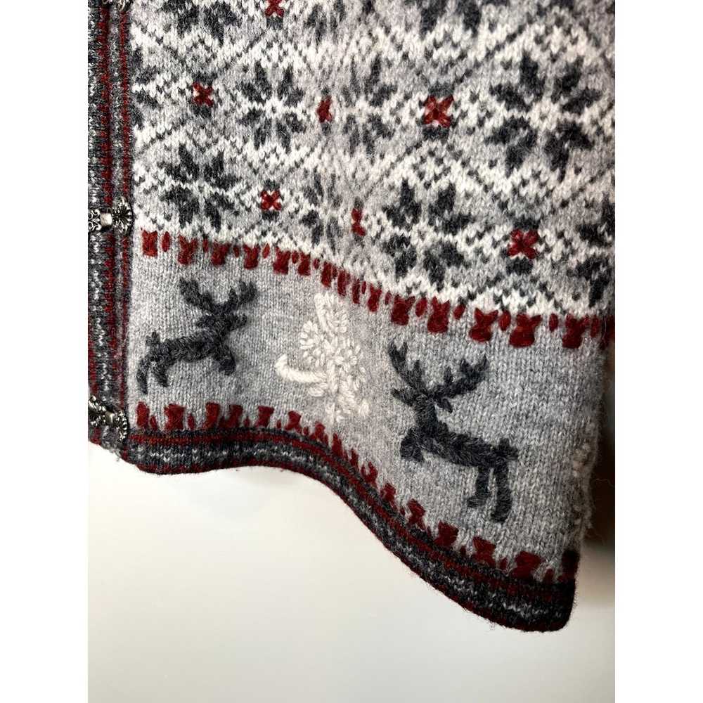 Vintage 2000s Woolrich Fair Isle Nordic Reindeer … - image 4