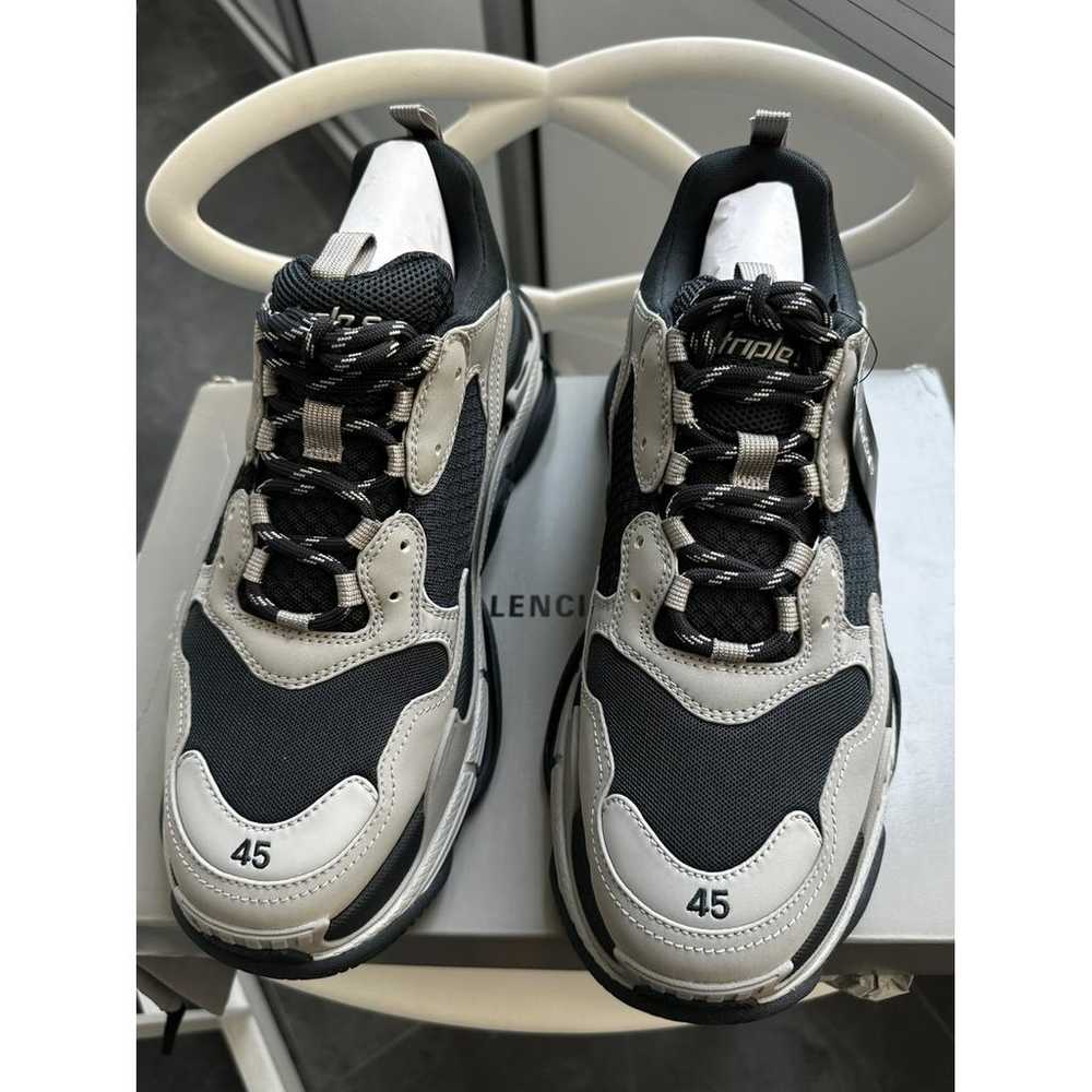 Balenciaga Triple S cloth low trainers - image 2