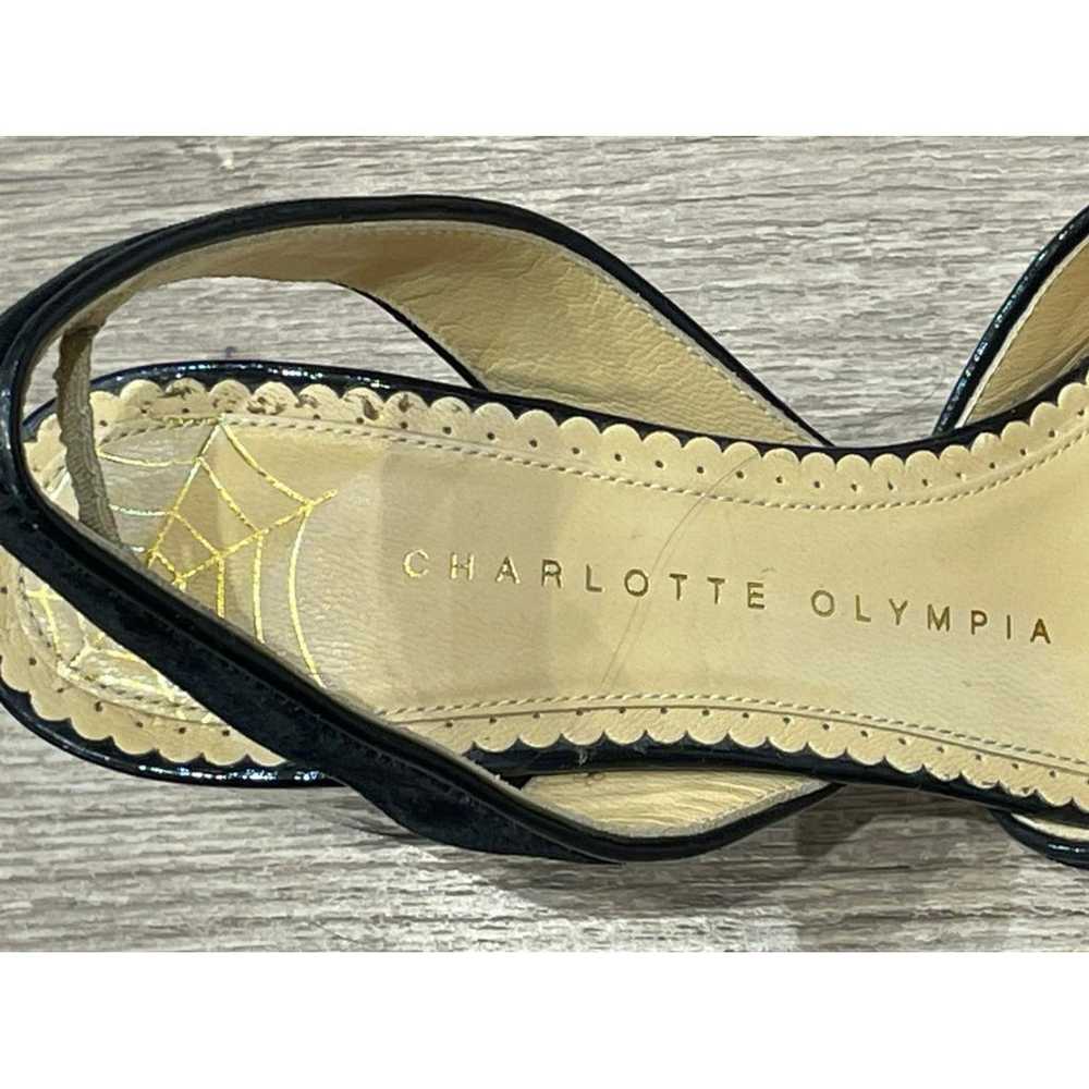 Charlotte Olympia Kitty velvet mules - image 3