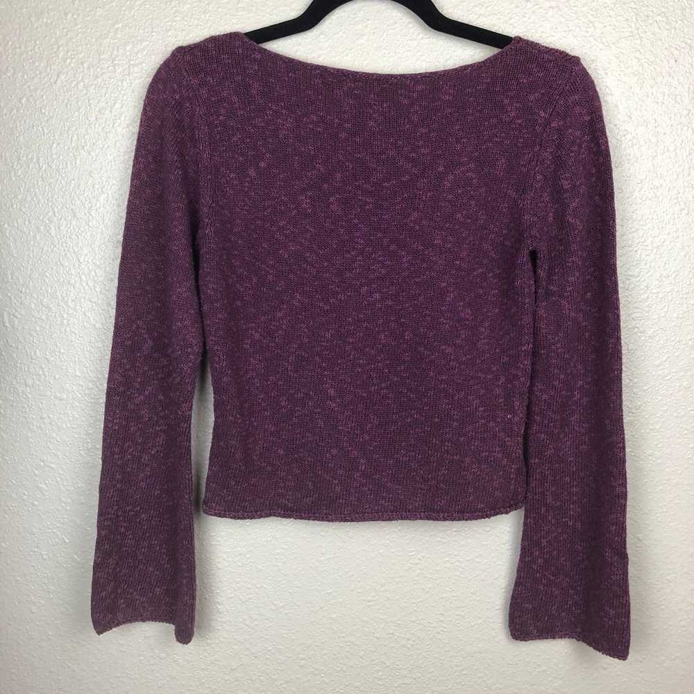 Country Road Purple Cropped Sweater - image 4