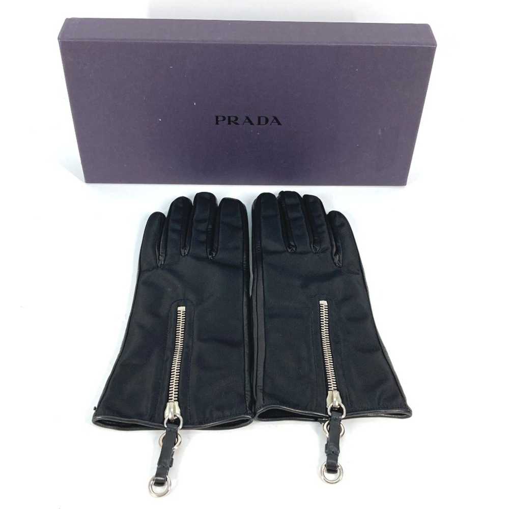 Prada PRADA Zip gloves Black - image 2