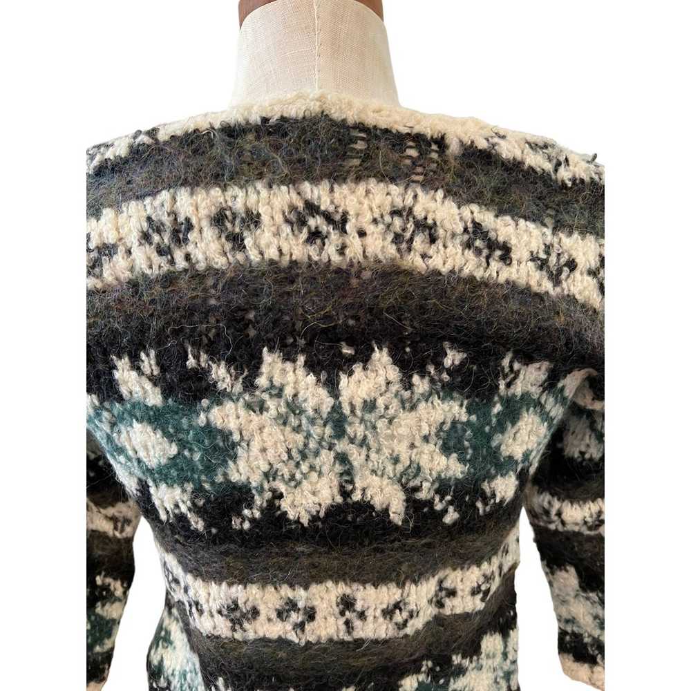 Vintage GAP hand knit crew neck sweater XS - image 4