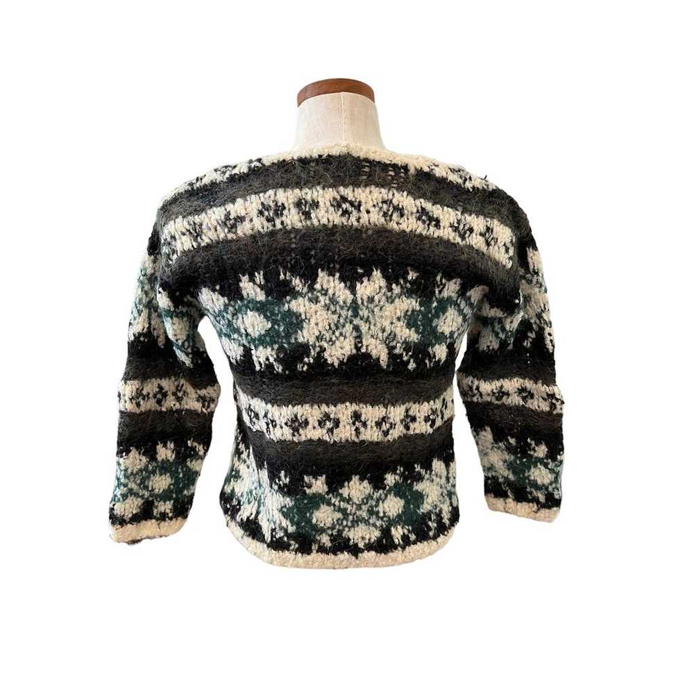 Vintage GAP hand knit crew neck sweater XS - image 5