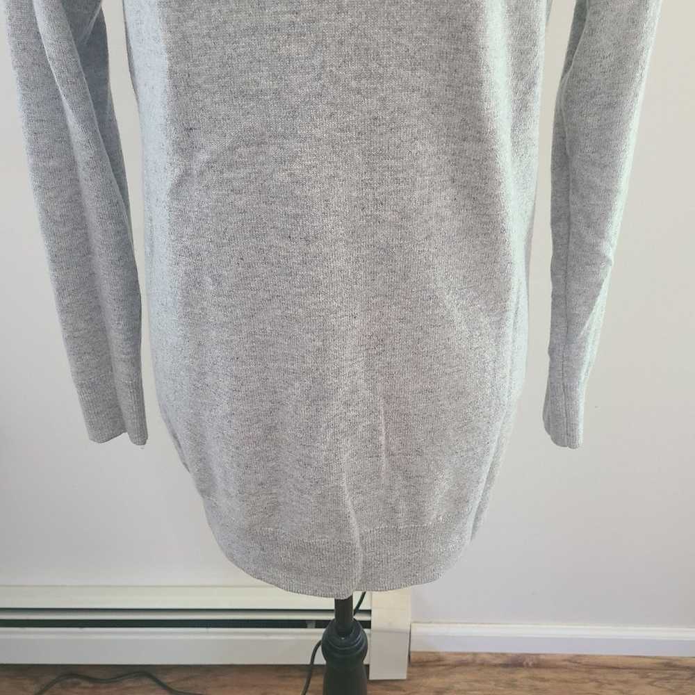 Everlane Heathered Gray 100% Cashmere Long Sleeve… - image 3