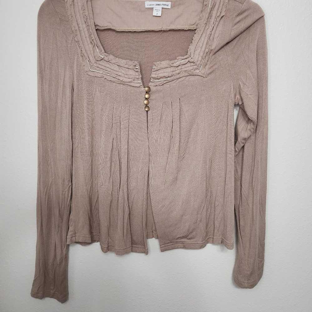 James perse vintage y2k cardigan top size 2 - image 1