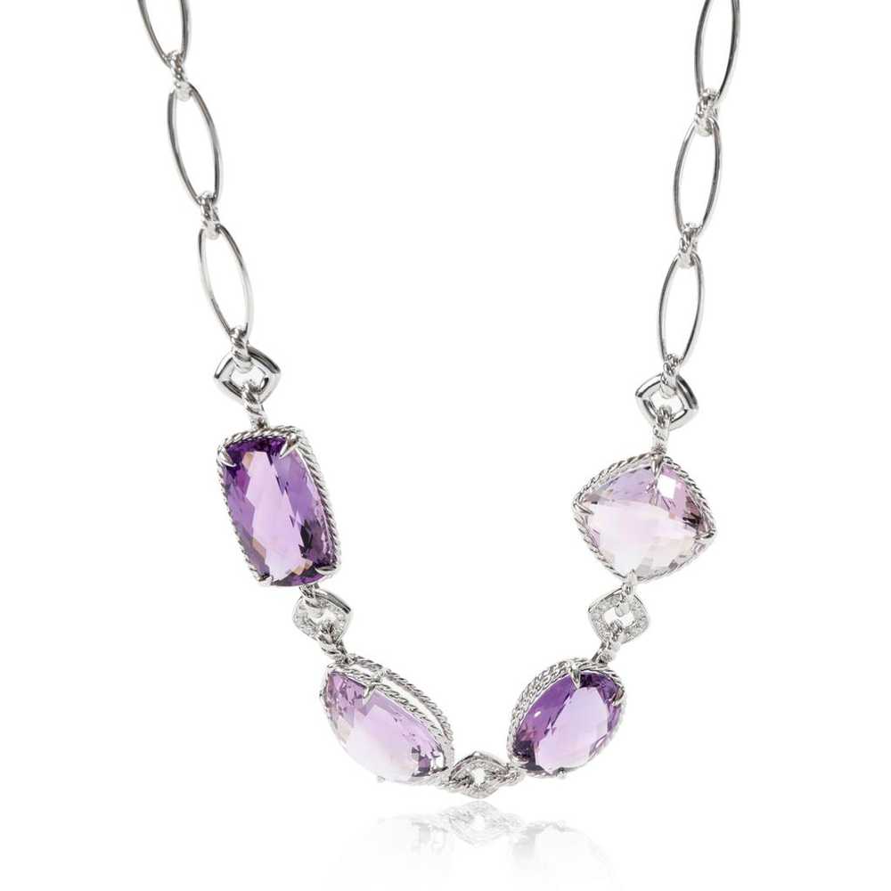 David Yurman White gold necklace - image 5