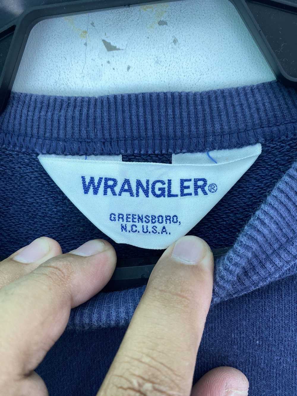 Vintage × Wrangler Vtg 90s rare Wrangler blur log… - image 4