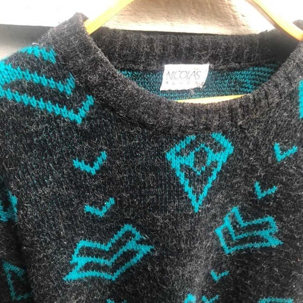 80s 90s vintage grandpa sweater - image 5