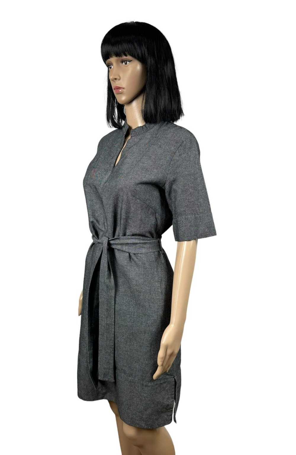 Designer Ivo Nikkolo Cotton-Linen Dress Belted si… - image 4