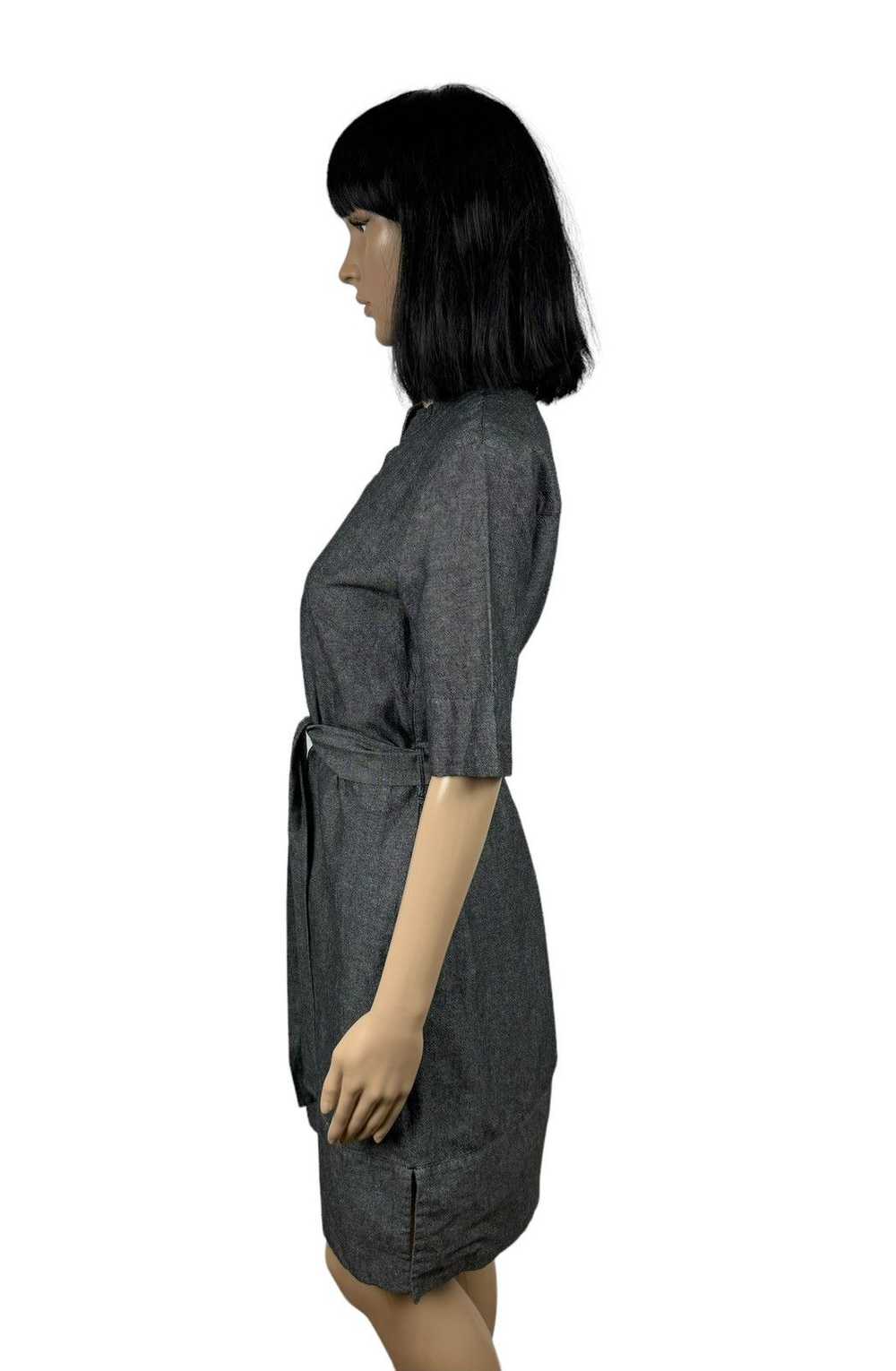 Designer Ivo Nikkolo Cotton-Linen Dress Belted si… - image 5