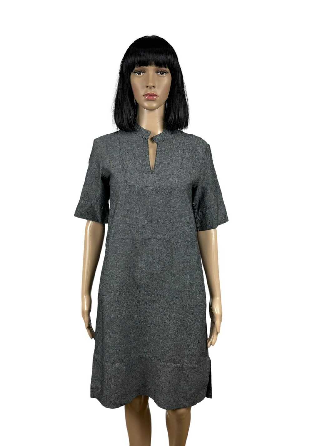 Designer Ivo Nikkolo Cotton-Linen Dress Belted si… - image 6