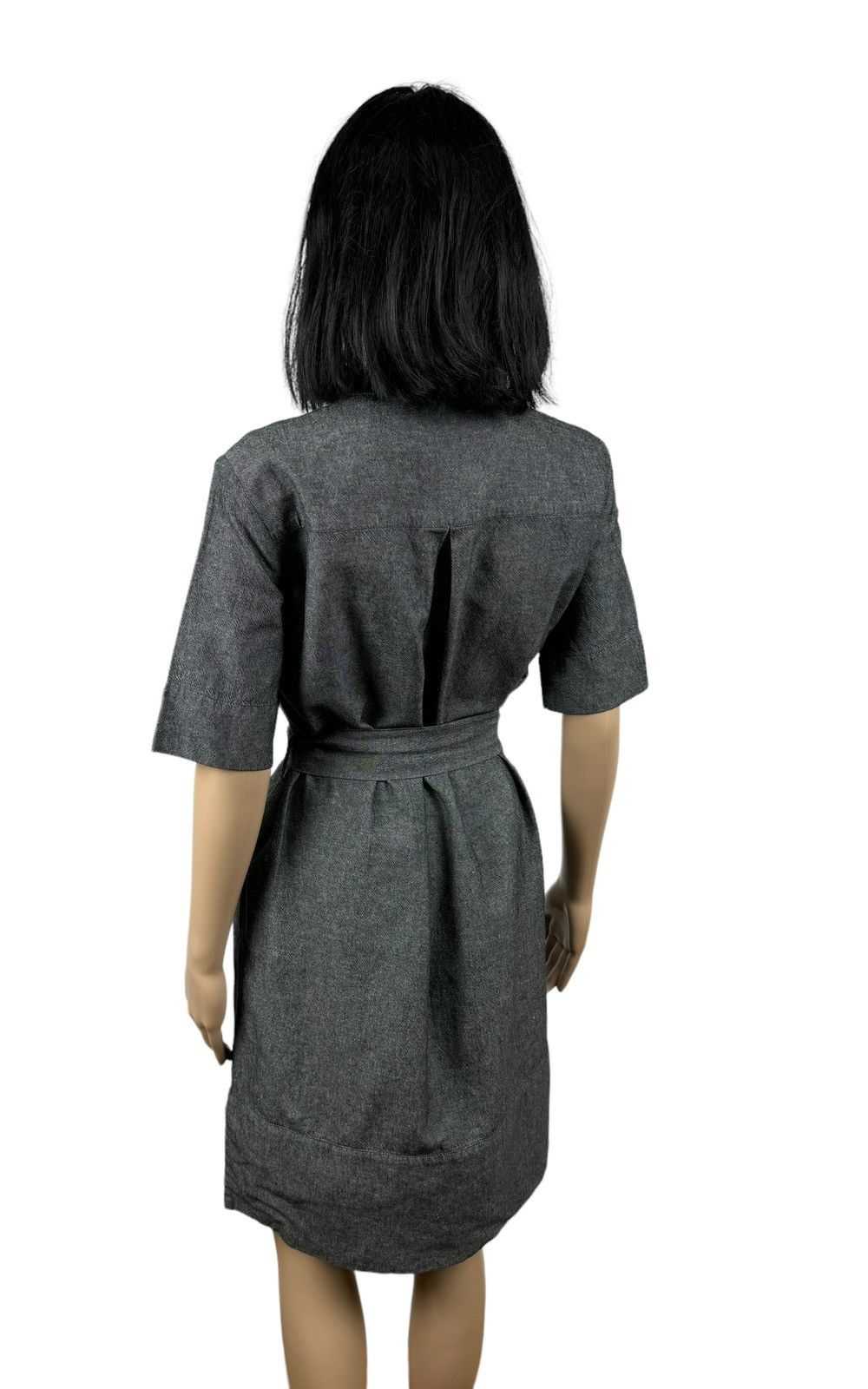 Designer Ivo Nikkolo Cotton-Linen Dress Belted si… - image 7