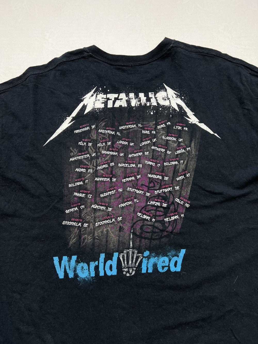 Metallica × Vintage Bachy Tshirt Metallica World … - image 3