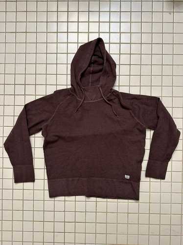 C.P. Company Burgundy Knit Hoodie