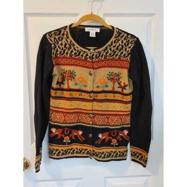 Vintage Arriviste Women's Small Cardigan Sweater … - image 1