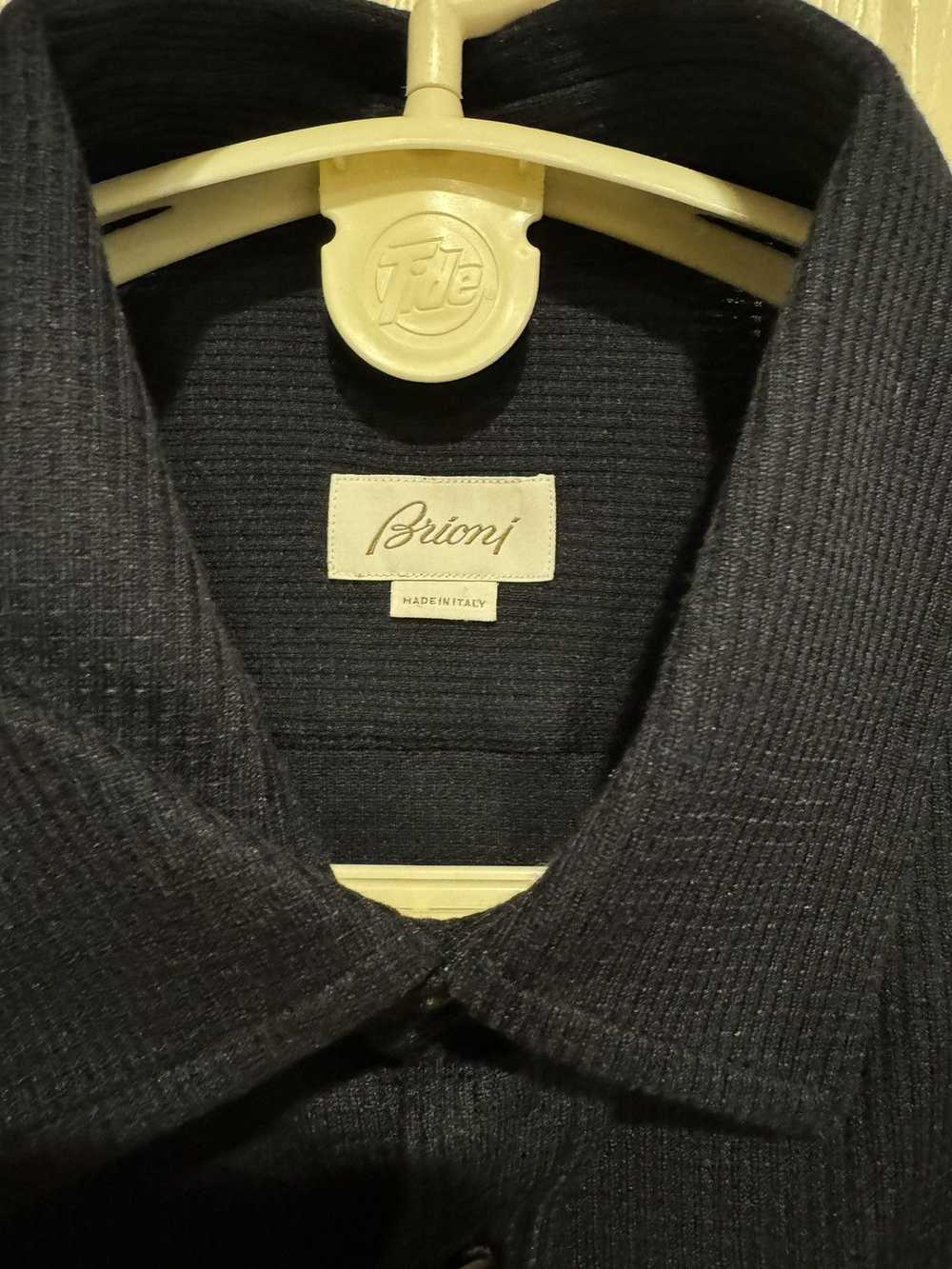 Brioni Brioni 100% silk shirt - image 2