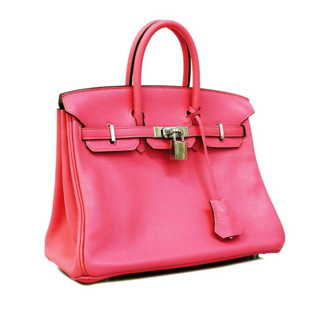 Hermes Hermes handbag Birkin 25 A stamp Swift Ros… - image 2