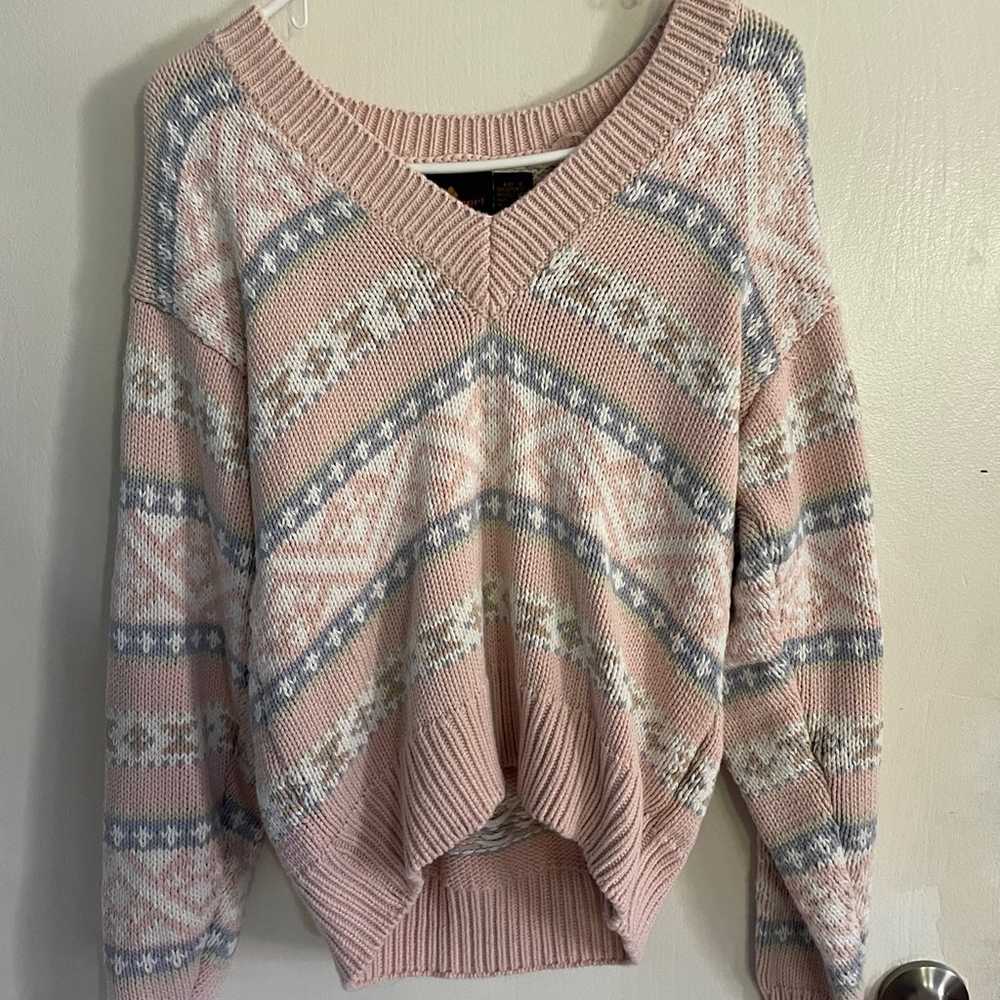 vintage liz claiborne knit sweater - image 1