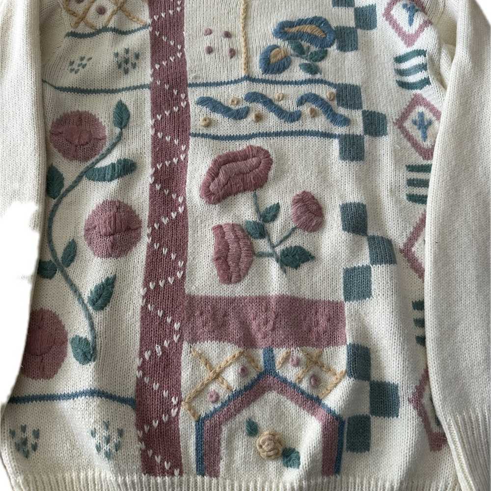 Vintage Alfred Dunner Sweater Size Small - image 2