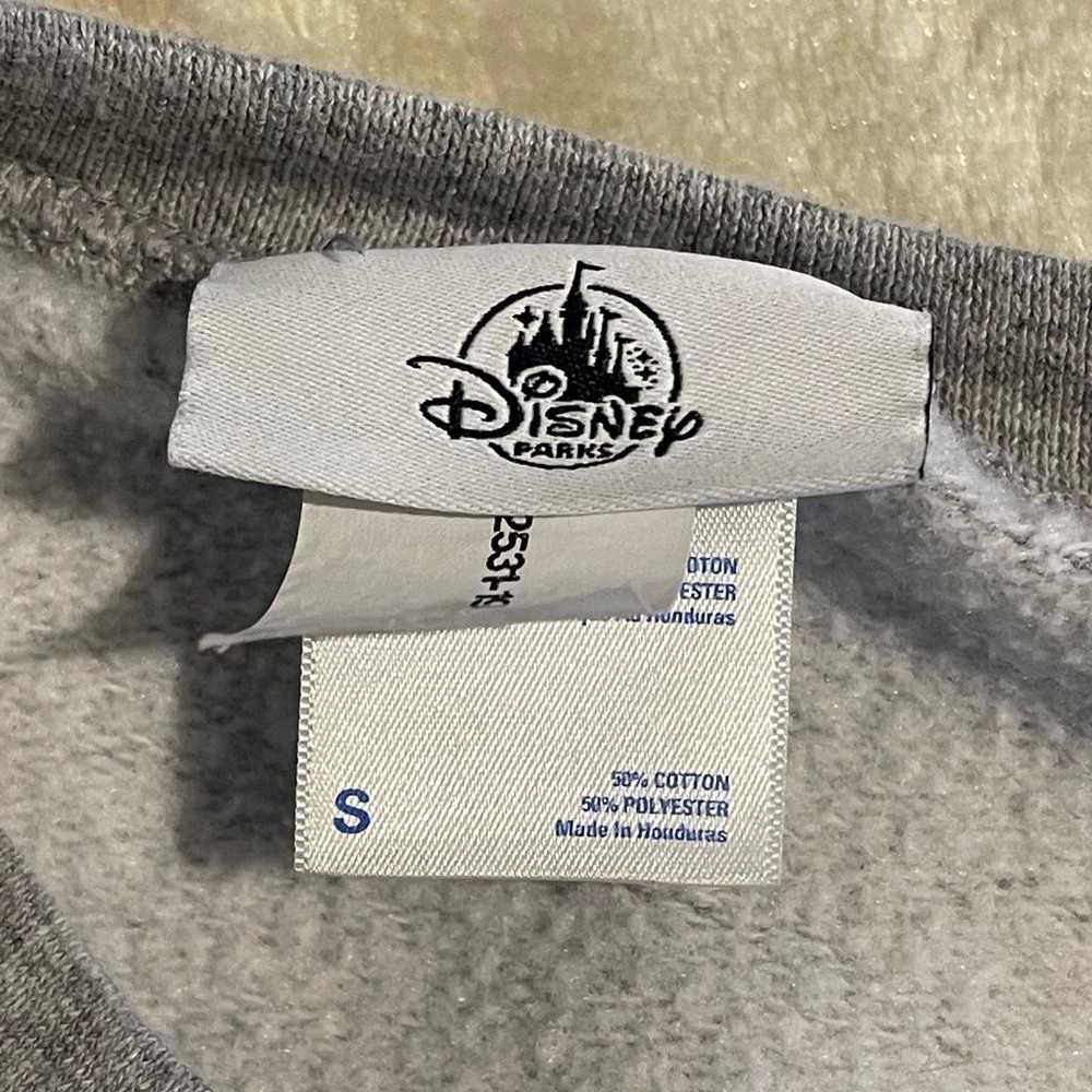 Disney Parks Sweatshirt Women Small Gray Pullover… - image 3