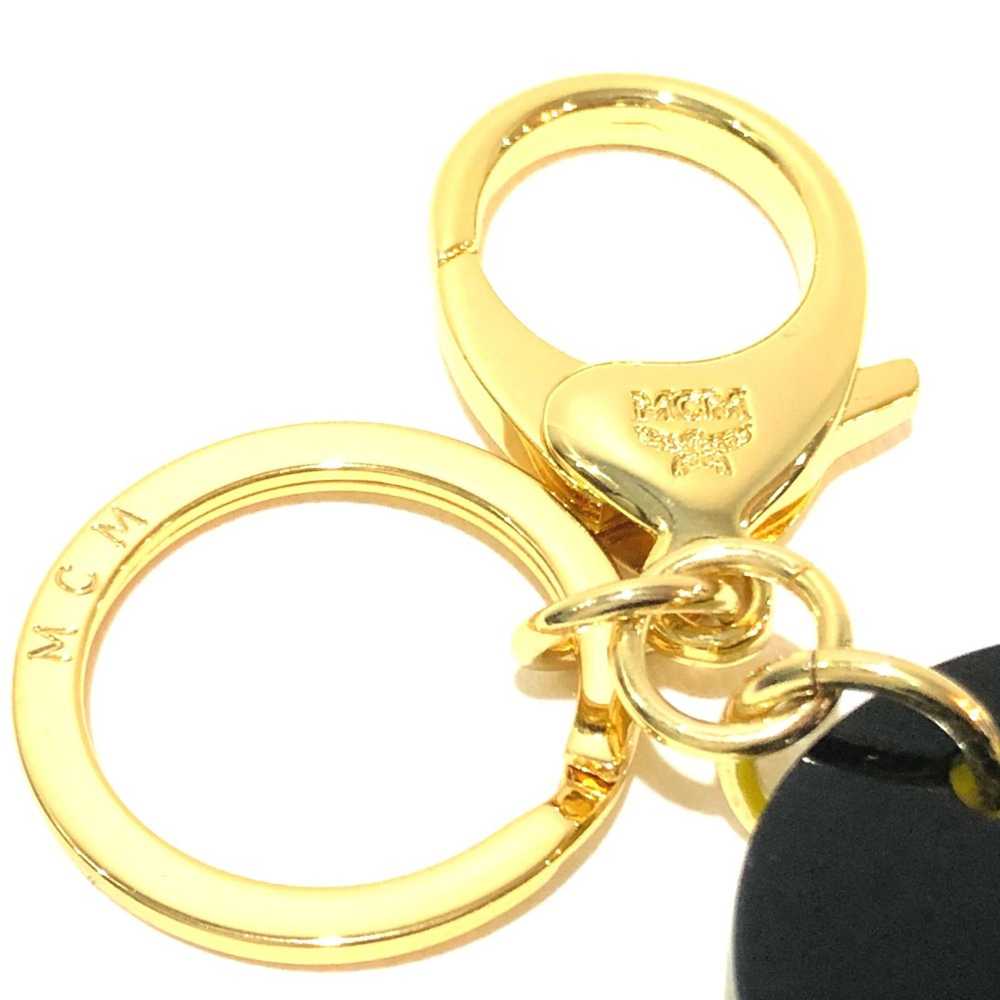 MCM MCM Key Holder Bag Charm Key ring yellow - image 4