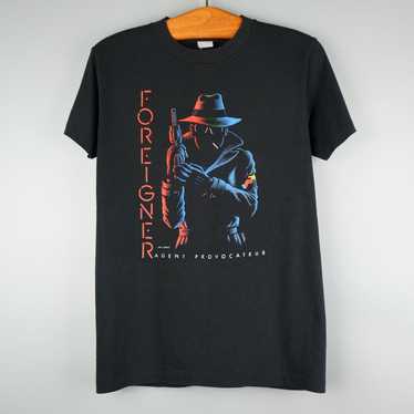 Band Tees × Vintage 1984 Foreigner t-shirt Agent … - image 1