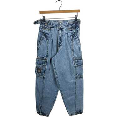 Vintage Vintage Bugle Boy Denim Cargo Pants - image 1