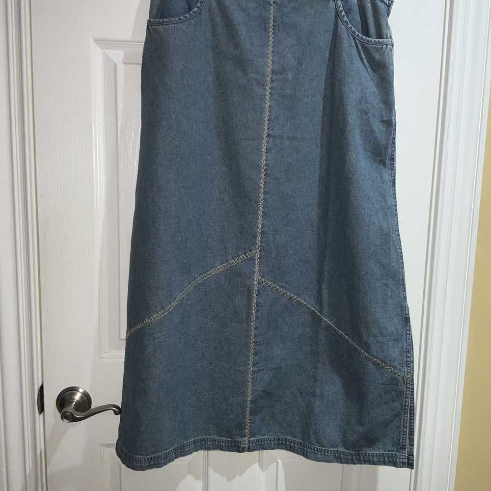 Jill.J J. Jill Out of the Blue denim skirt Sz 16 … - image 1