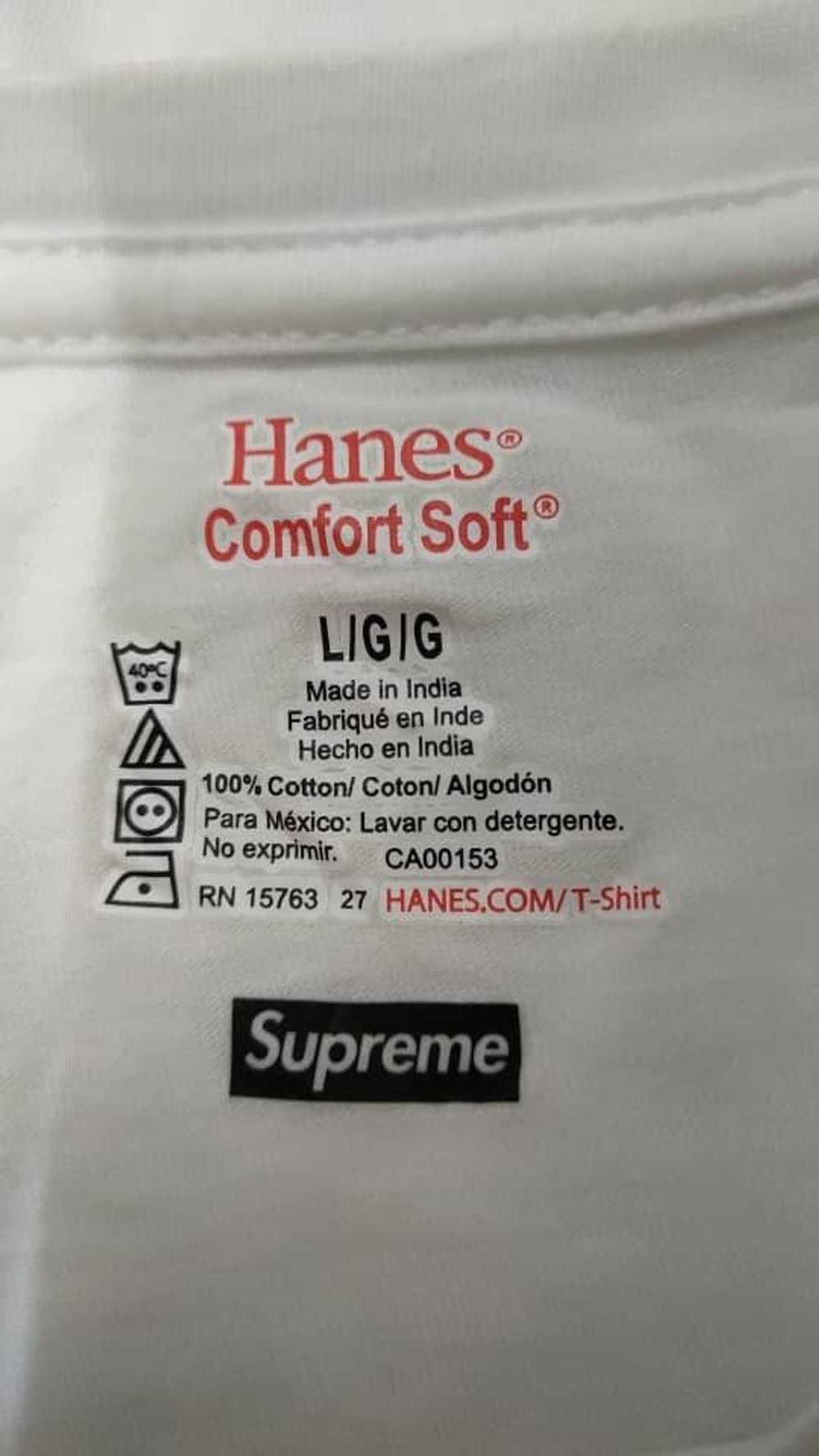 Hanes × Streetwear × Supreme Hanes X Supreme t - image 3