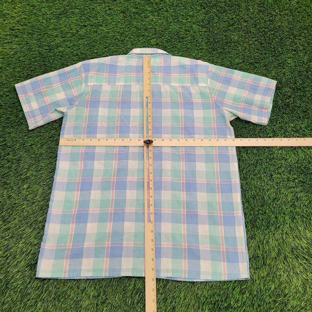 Vintage Vintage Pastel Safari Button Shirt Medium… - image 3