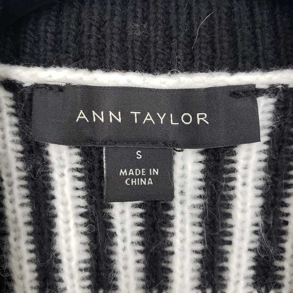 Ann Taylor Fair Isle Cardigan Sweater S Button Do… - image 3