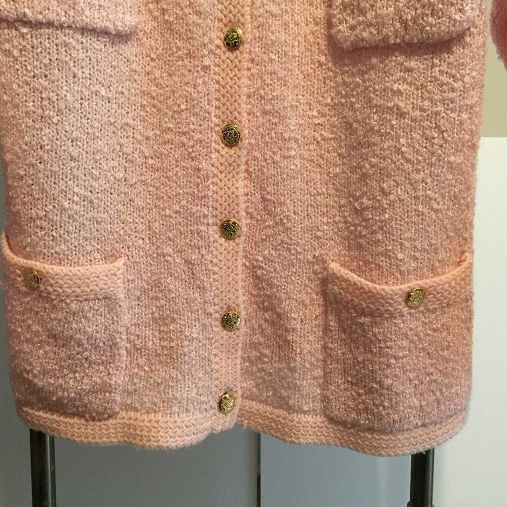 vintage tanner women’s cardigan sweater small pin… - image 3