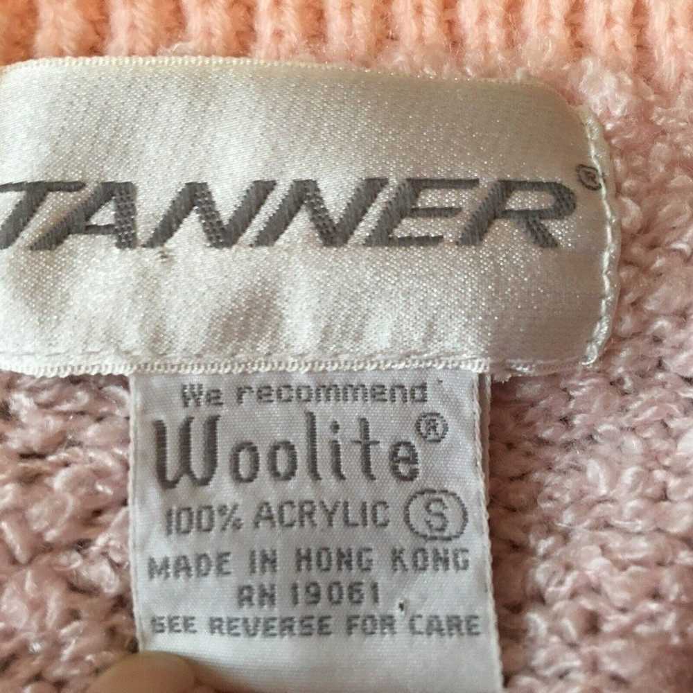 vintage tanner women’s cardigan sweater small pin… - image 9