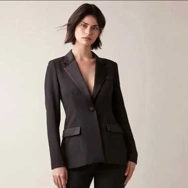 JW Jason Wu Tuxedo Blazer Black One Button Classy… - image 1