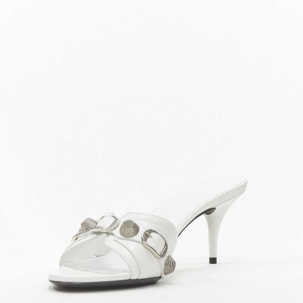 Balenciaga new BALENCIAGA 2022 Cagole white leath… - image 4