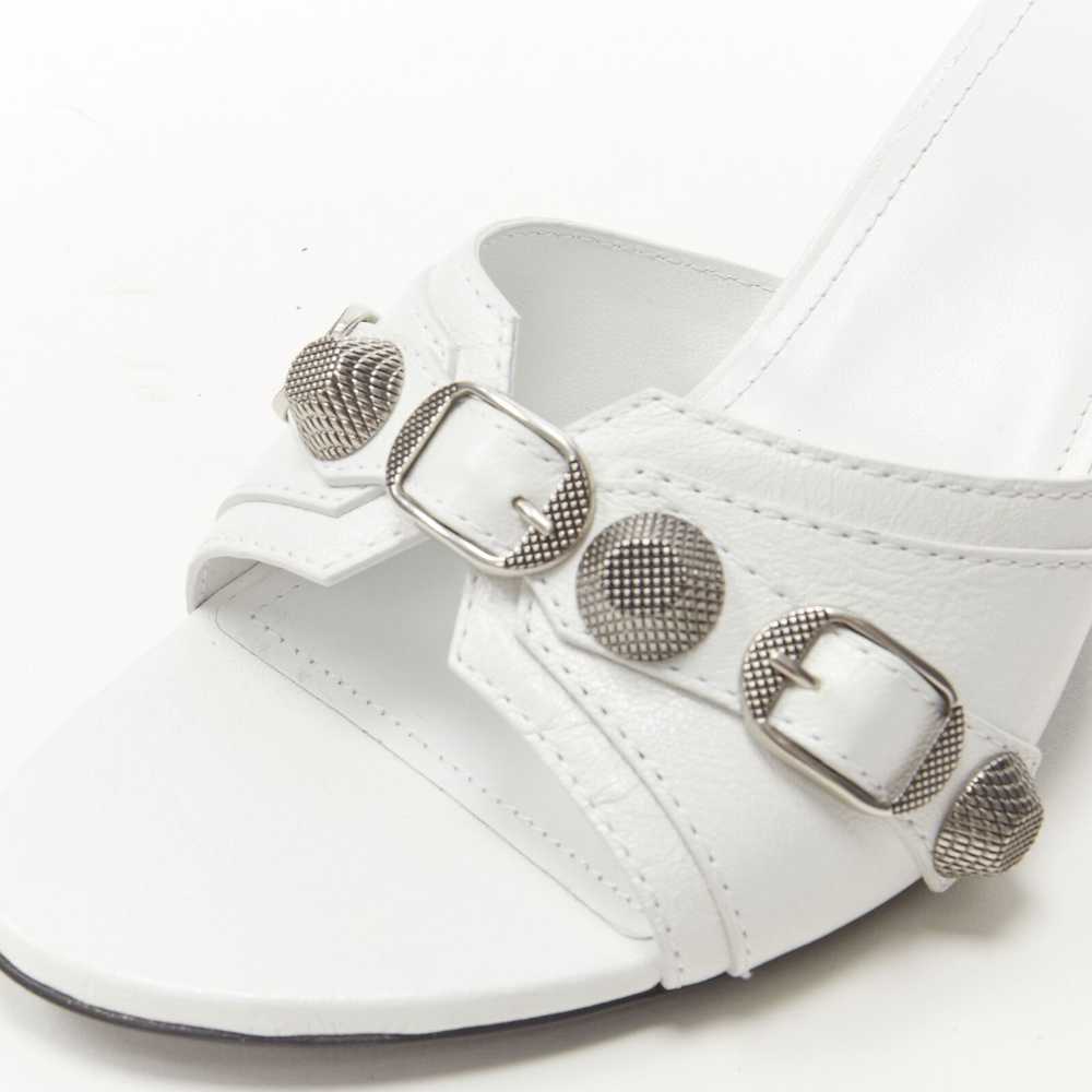 Balenciaga new BALENCIAGA 2022 Cagole white leath… - image 7