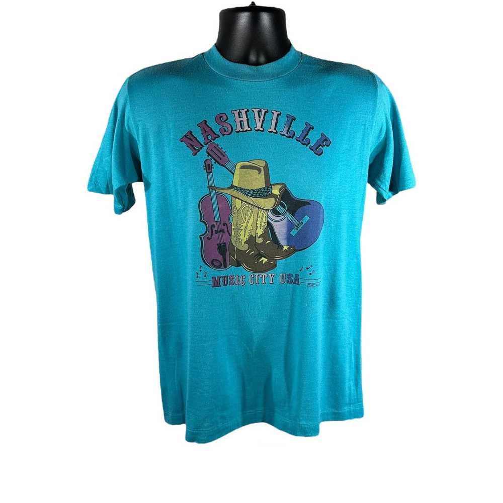 Vintage Vintage Nashville Music City USA Tee - image 1