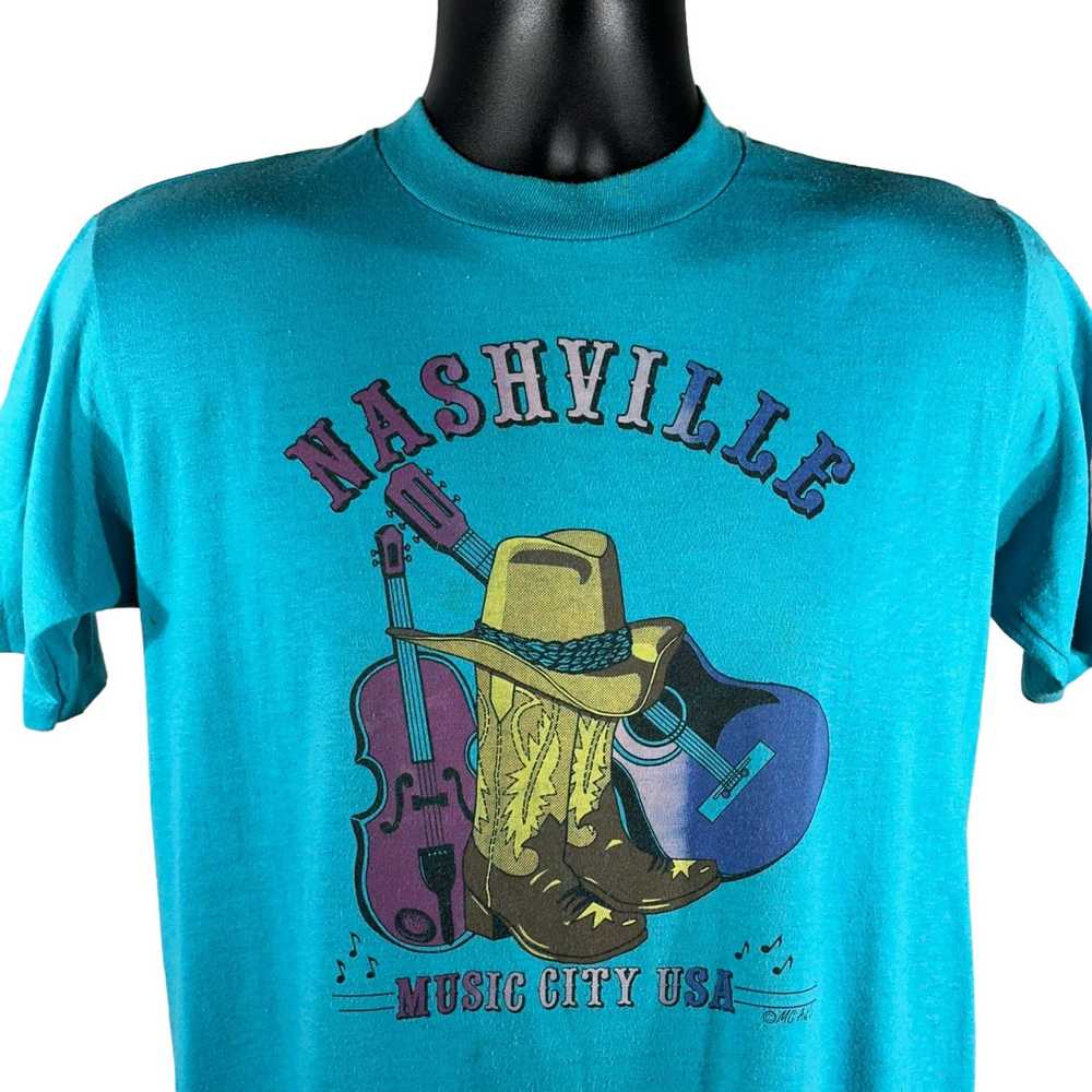 Vintage Vintage Nashville Music City USA Tee - image 2