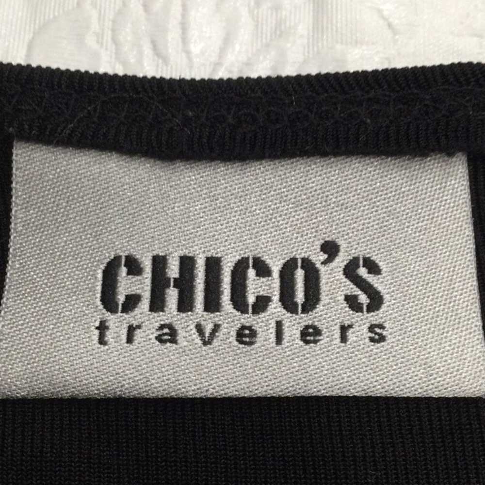 Chicos Chico's Travelers Black Lace Adjustable St… - image 11