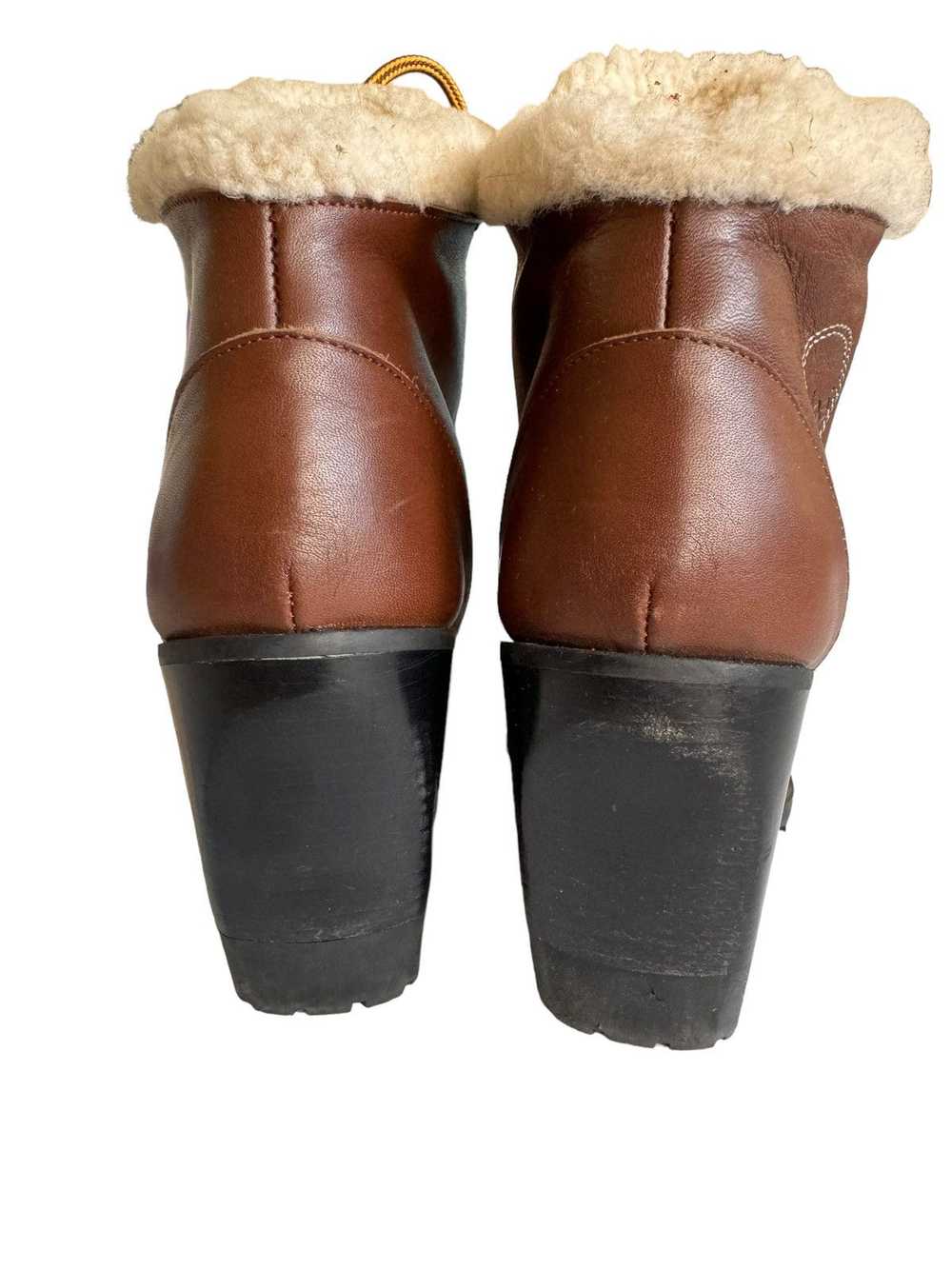 Chloe Chloe Sherpa Ankle Boots - image 5