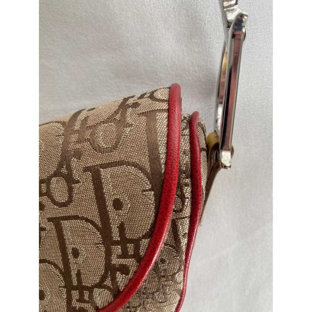 Dior Saddle Vintage cloth handbag - image 6