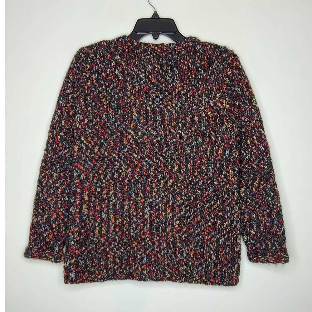 Northern Isles mohair rainbow fleck cardigan swea… - image 2