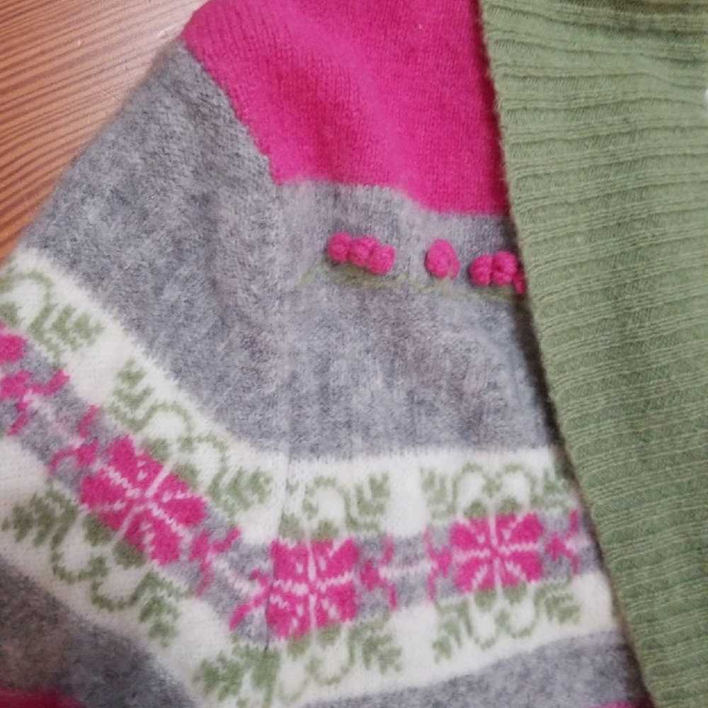 Womens Gap 100% lambswool sweater sz S - image 3