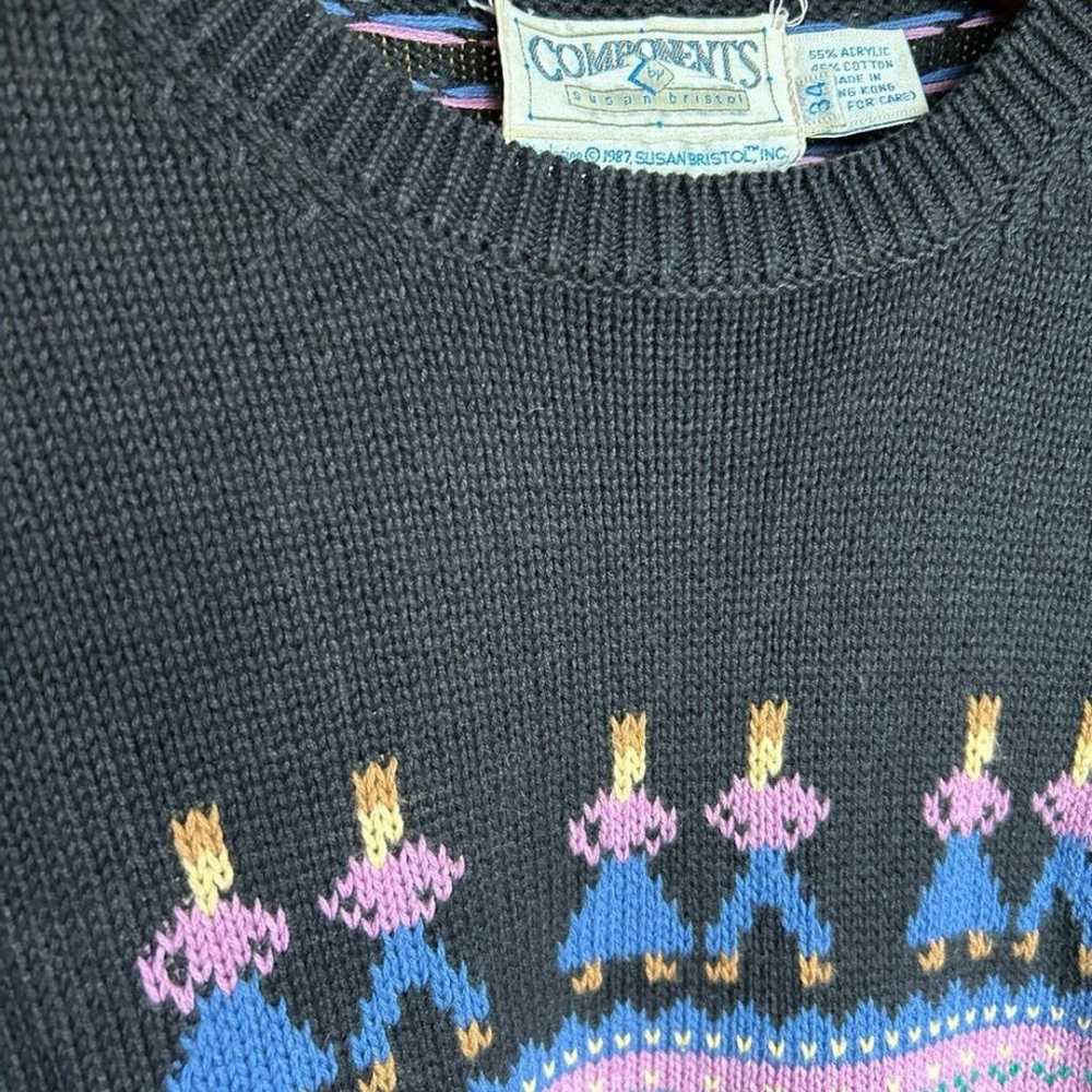 Vintage 80s Components Susan Bristol Sweater Size… - image 8